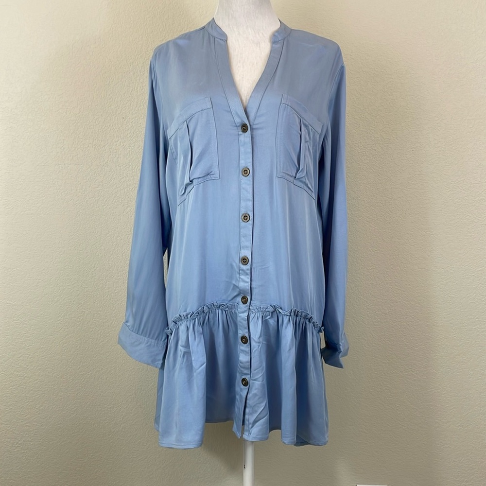 Shop the mint blue shirt dress size small